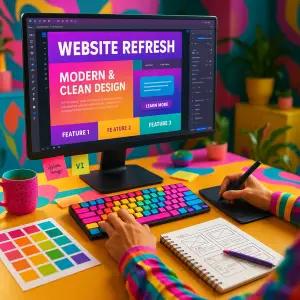 Outdated Website - Website Redesign